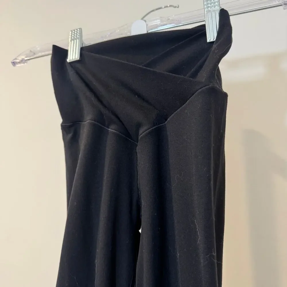 Aerie OFFLINE Real Me High Rise Flare Leggings Black XS - Picture 2 of 8